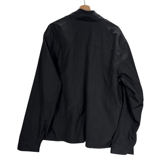 Calvin Klein Men's XXL Black Full Zip Jacket Windbreaker Mesh Lined Performance - Picture 3 of 13